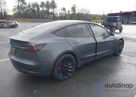 2021 Tesla Model 3 Performance Dual Motor All-Wheel Drive from USA, damaged, VIN 5YJ3E1EC9MF089842